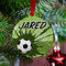 Soccer Metal Ball Ornament - Lifestyle