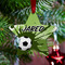 Soccer Metal Star Ornament - Lifestyle