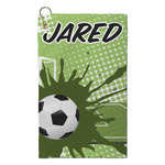 Soccer Microfiber Golf Towel - Small (Personalized)