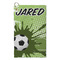 Soccer Microfiber Golf Towels - Small - FRONT