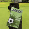 Soccer Microfiber Golf Towels - Small - LIFESTYLE