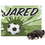 Soccer Dog Blanket - Large (Personalized)