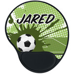 Soccer Mouse Pad with Wrist Support