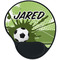 Soccer Mouse Pad with Wrist Support - Main