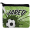 Soccer Neoprene Coin Purse - Front