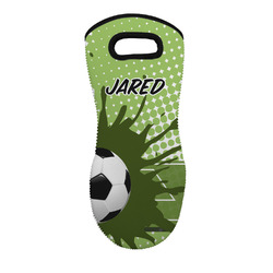 Soccer Neoprene Oven Mitt w/ Name or Text