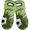 Soccer Neoprene Oven Mitt -Set of 2 - Front