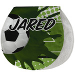 Soccer Burp Pad - Velour w/ Name or Text