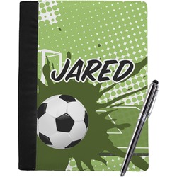 Soccer Notebook Padfolio - Large w/ Name or Text