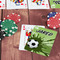 Soccer On Table with Poker Chips