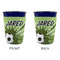 Soccer Party Cup Sleeves - without bottom - Approval