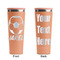 Soccer Peach RTIC Everyday Tumbler - 28 oz. - Front and Back