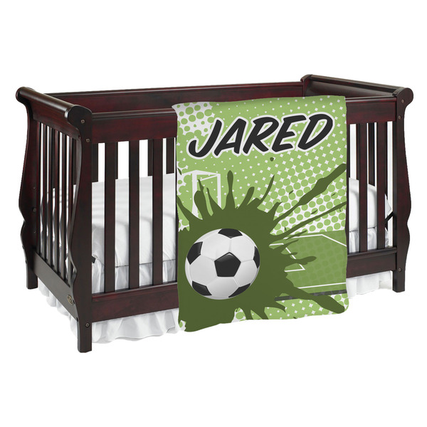 Custom Soccer Baby Blanket (Personalized)