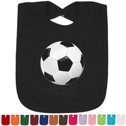 Soccer Cotton Baby Bib (Personalized)