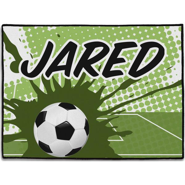 Custom Soccer Door Mat - 24"x18" (Personalized)