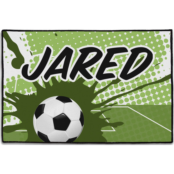 Custom Soccer Door Mat - 36"x24" (Personalized)