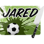 Soccer Rectangular Glass Cutting Board (Personalized)