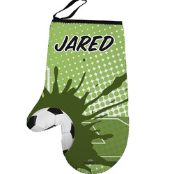 Soccer Left Oven Mitt (Personalized)