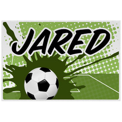 Soccer Laminated Placemat w/ Name or Text