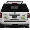 Soccer Personalized Square Car Magnets on Ford Explorer