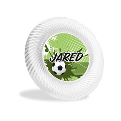 Soccer Plastic Party Appetizer & Dessert Plates - 6" (Personalized)