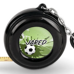 Soccer Pocket Tape Measure - 6 Ft w/ Carabiner Clip (Personalized)