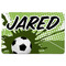 Soccer Rectangular Fridge Magnet - FRONT