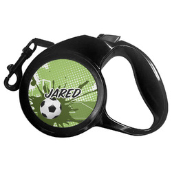 Soccer Retractable Dog Leash - Large (Personalized)