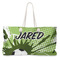 Soccer Large Rope Tote Bag - Front View