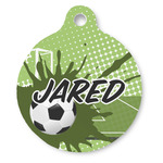 Soccer Round Pet ID Tag (Personalized)