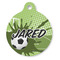 Soccer Round Pet ID Tag - Large - Front