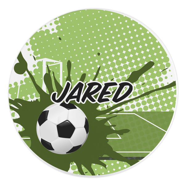 Custom Soccer Round Stone Trivet (Personalized)