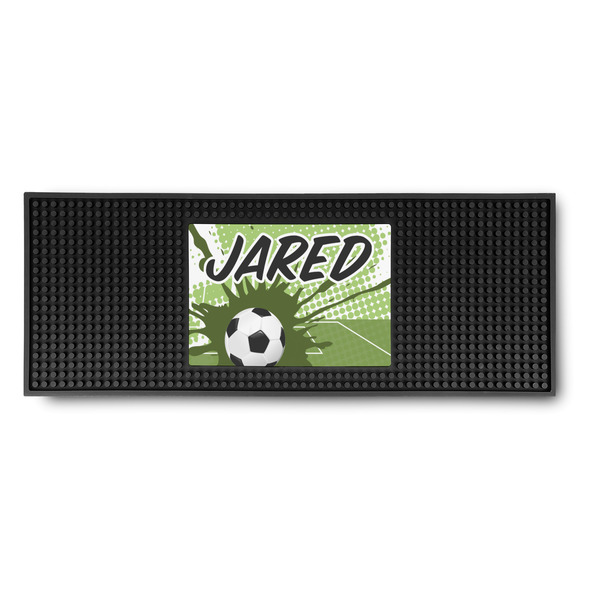 Custom Soccer Rubber Bar Mat (Personalized)