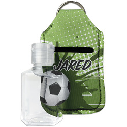 Soccer Hand Sanitizer & Keychain Holder - Small (Personalized)