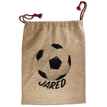 Soccer Santa Sack - Front (Personalized)