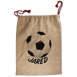 Soccer Santa Sack - Front (Personalized)