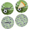 Soccer Set of Appetizer / Dessert Plates