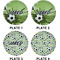 Soccer Set of Lunch / Dinner Plates (Approval)