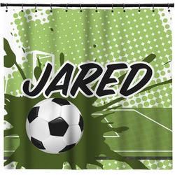 Soccer Shower Curtain - 71" x 74" (Personalized)