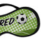 Soccer Sleeping Eye Mask - DETAIL Large