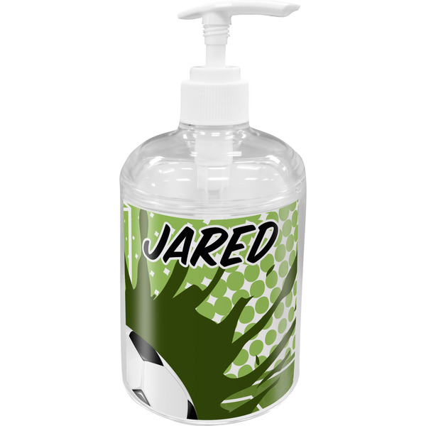 Custom Soccer Acrylic Soap & Lotion Bottle (Personalized)