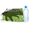 Soccer Sports Towel Folded with Water Bottle