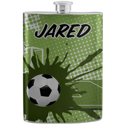 Soccer Stainless Steel Flask (Personalized)