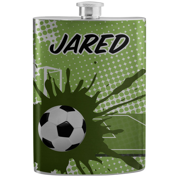 Custom Soccer Stainless Steel Flask (Personalized)