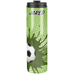Soccer Stainless Steel Skinny Tumbler - 20 oz (Personalized)