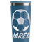 Soccer Steel Blue RTIC Everyday Tumbler - 28 oz. - Close Up
