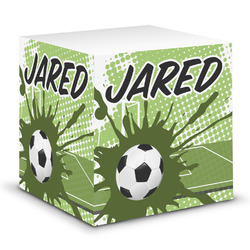 Soccer Sticky Note Cube (Personalized)