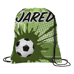 Soccer Drawstring Backpack - Medium (Personalized)