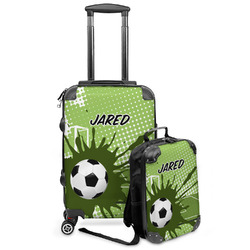 Soccer Kids 2-Piece Luggage Set - Suitcase & Backpack (Personalized)