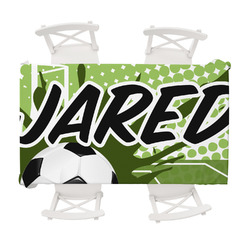 Soccer Tablecloth - 58"x102" (Personalized)